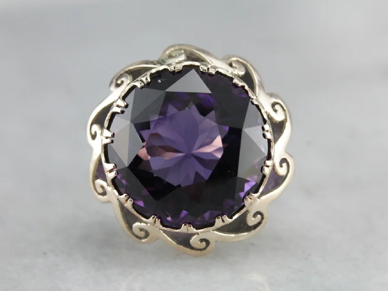 Vintage Amethyst Cocktail Ring