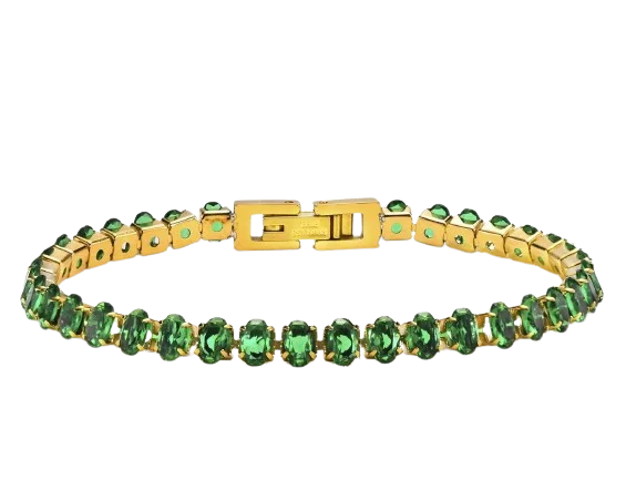 Green Emerald Bracelet