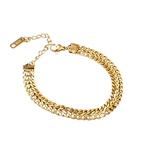 Double Curb Bracelet