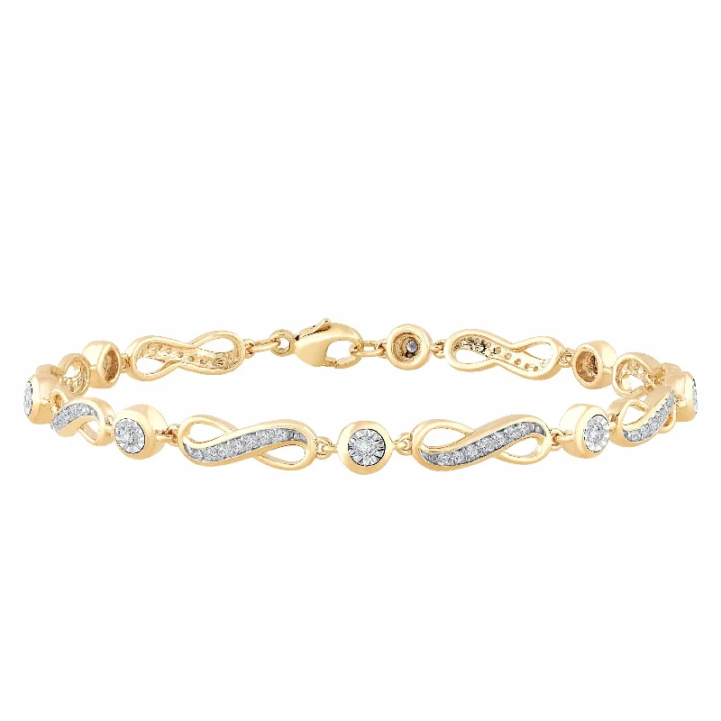 10K 0.50ct Diamond Bracelet