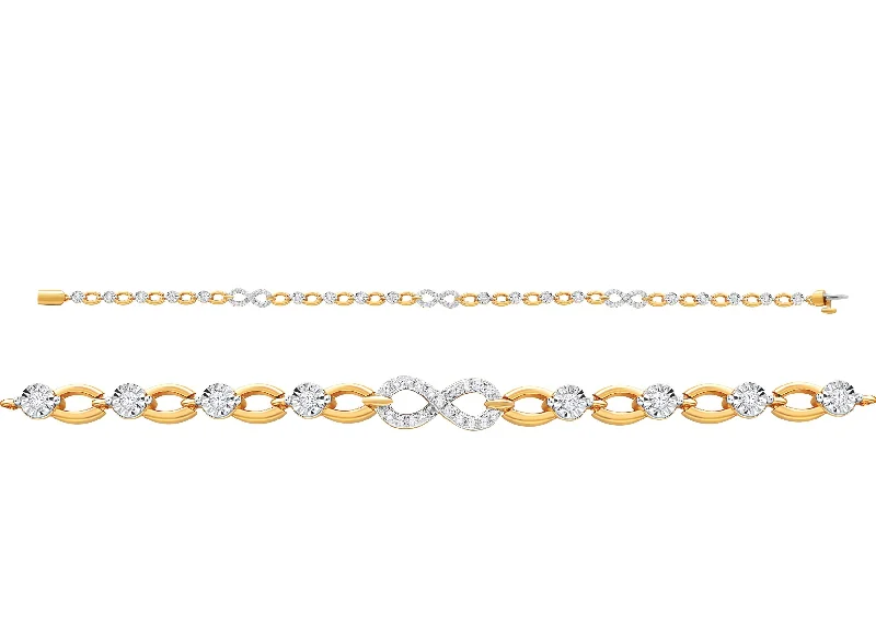 10K 0.50ct Diamond Bracelet