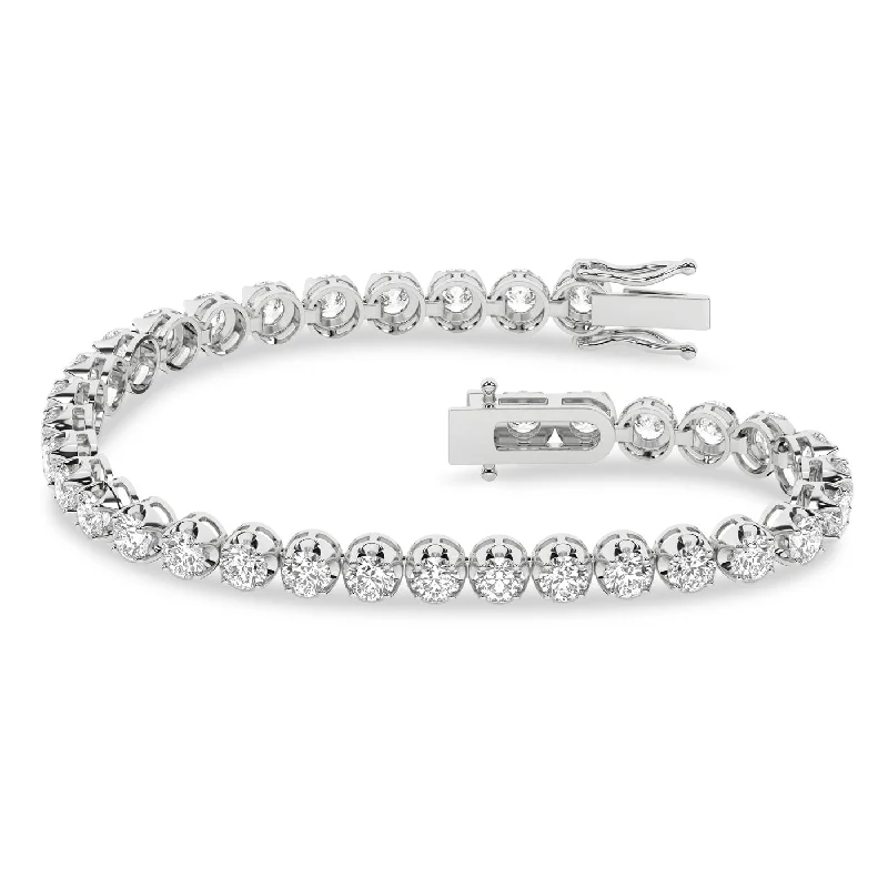 14K 7.00ct  Lab Grown Diamond Bracelet