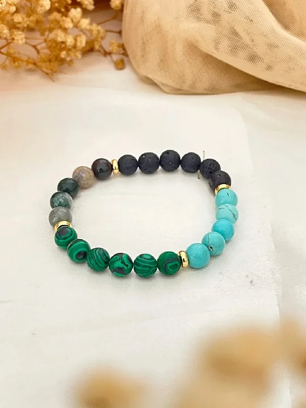 Handmade Natural Stone Beaded Bracelet