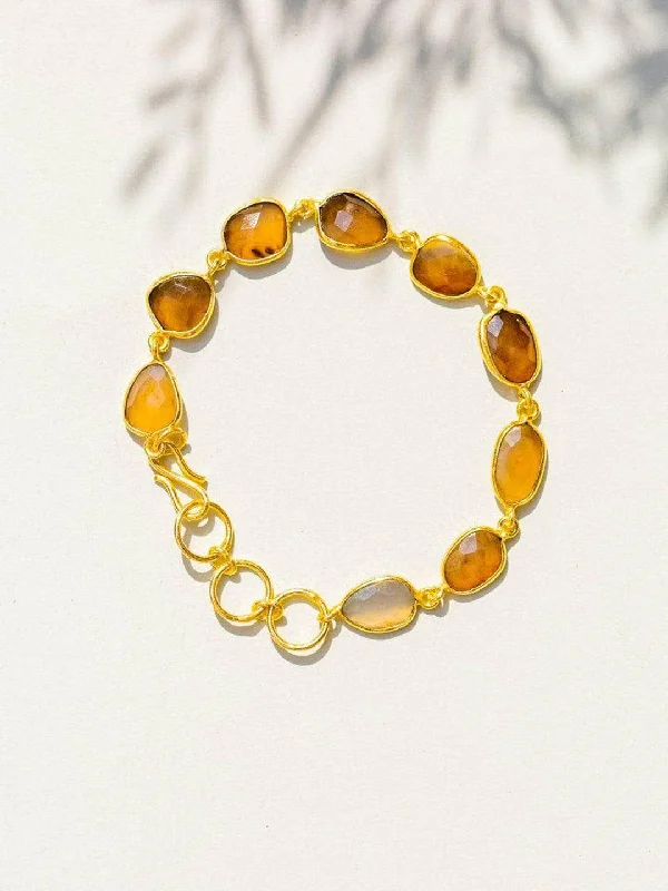 Tiger Eye Sparkler Bracelet