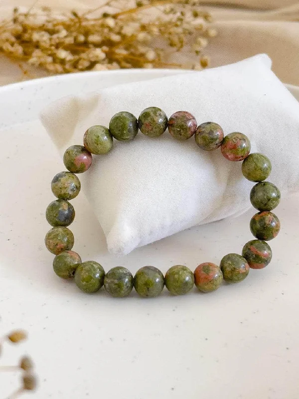 Unakite Bracelet For Inner Peace