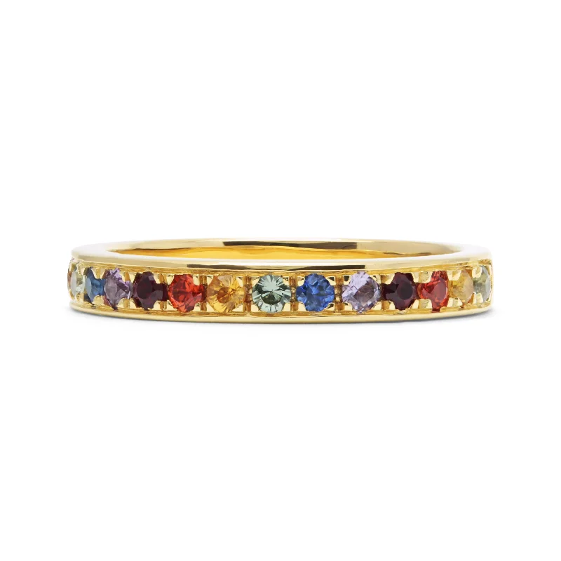 Freedom Rainbow Gold Ring