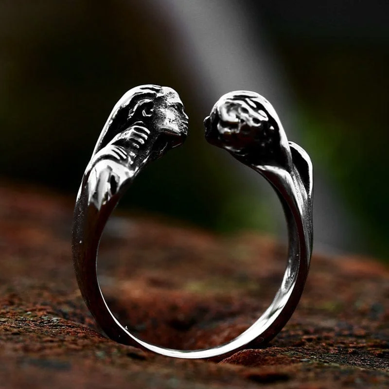 Men's Punk Couple Open Ring