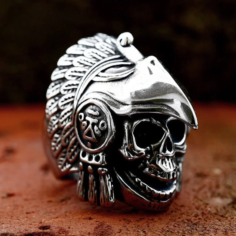 Men's Punk Eagle Skull Ring