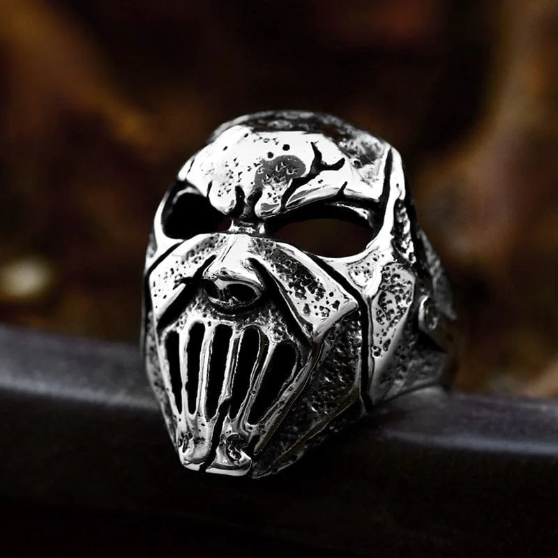 Men's Punk Skull Mask Ring