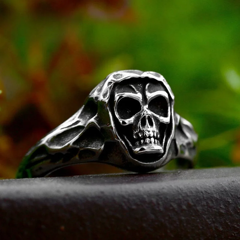 Men's Punk Skull Ring