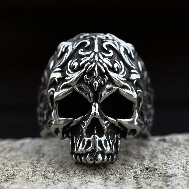 Men's Punk Skull Ring